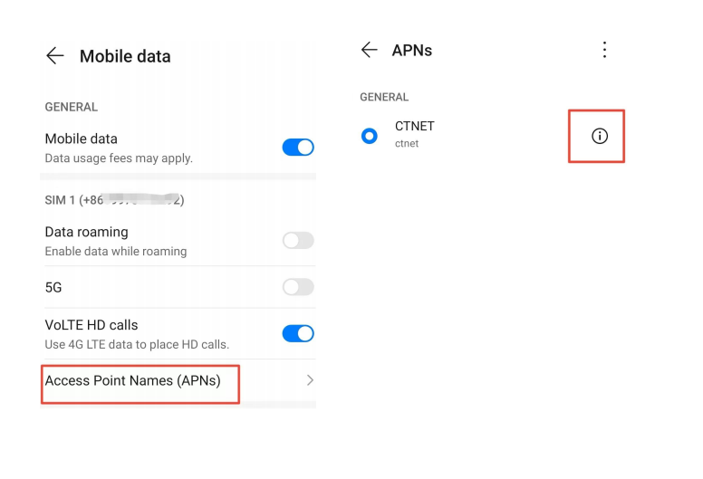 How to add APN