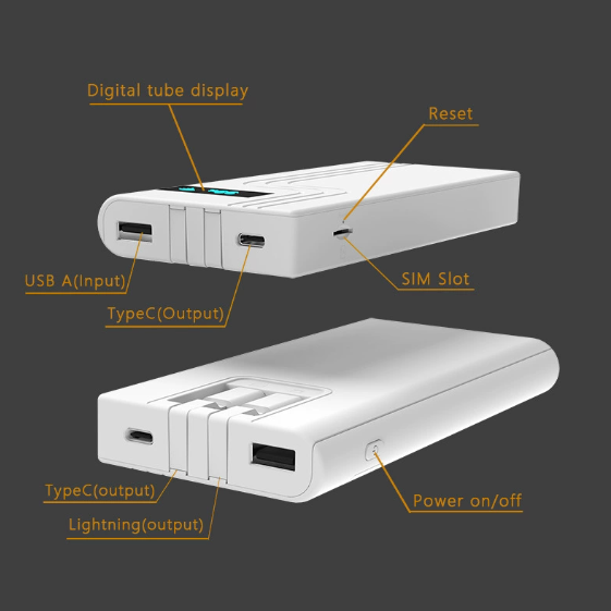 4G MiFi with power bank function