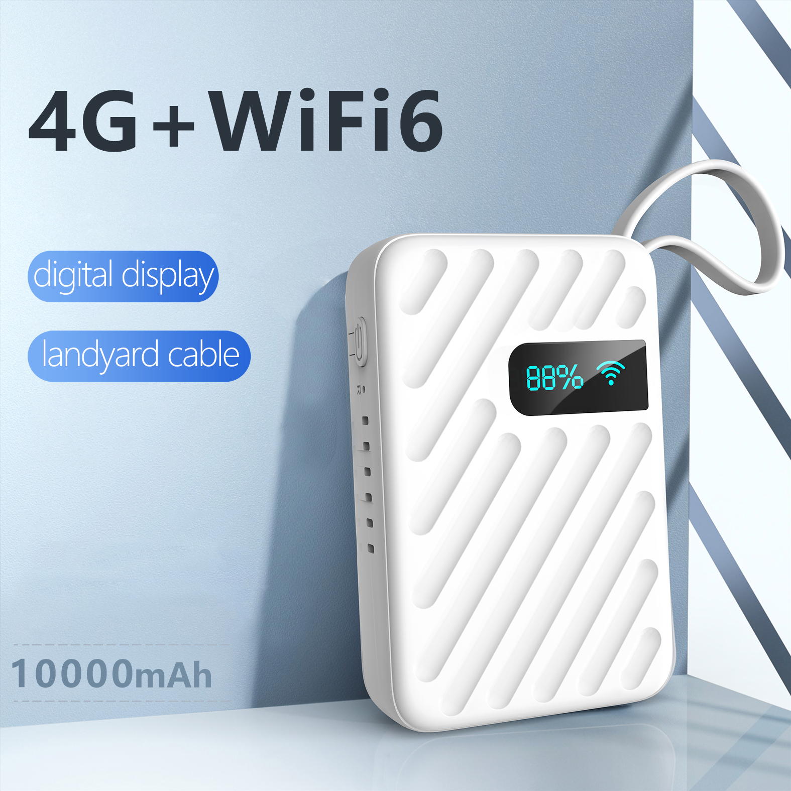 4G MiFi Router with power bank function