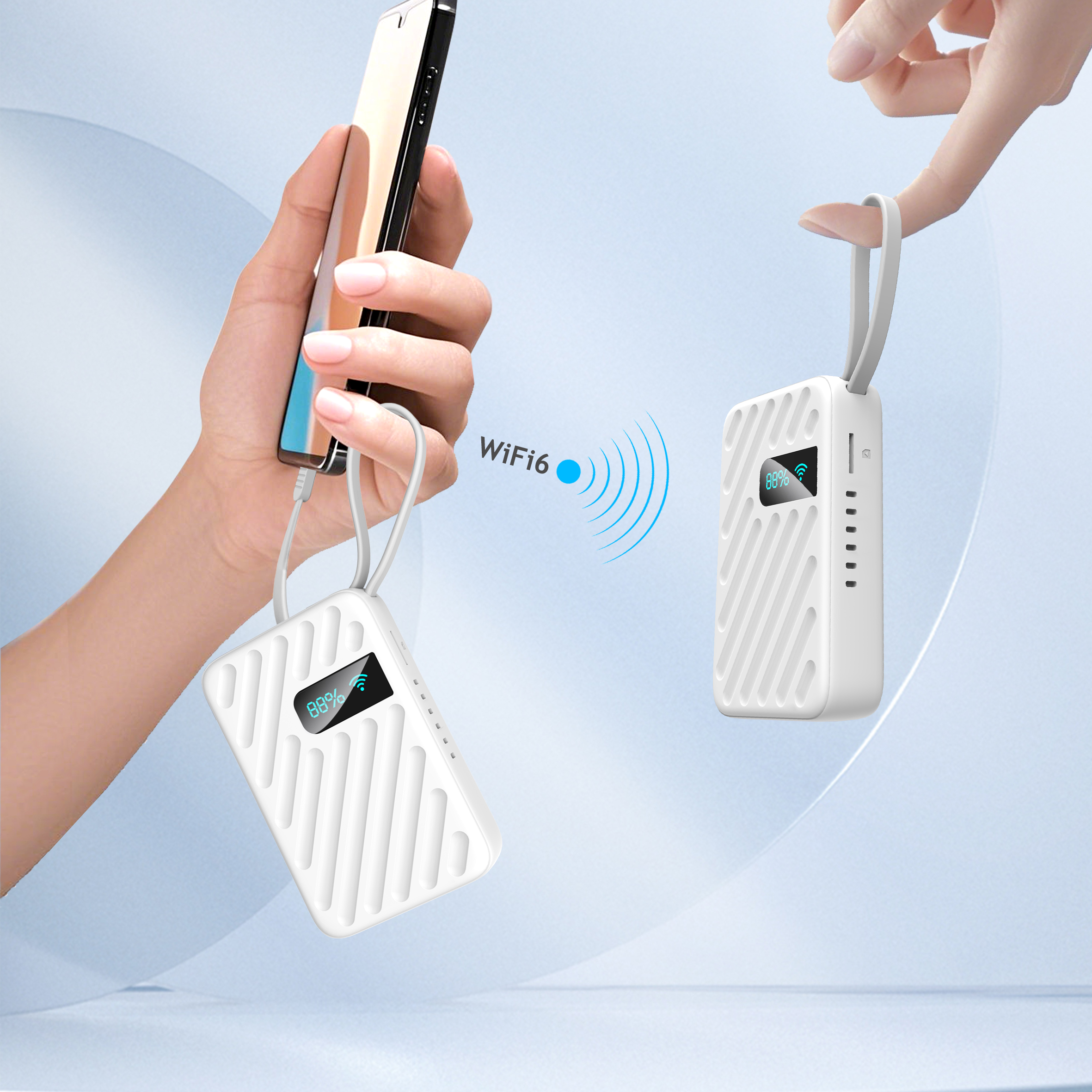 4G MiFi Router with power bank function